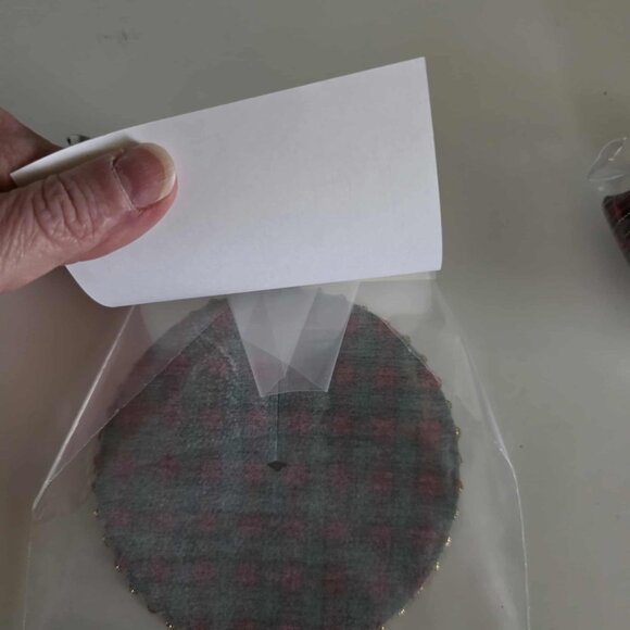 NWT Doll House Miniature Tree Skirt and Santa Bag - Picture 2 of 5